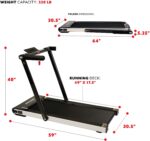 Sunny Health & Fitness ASUNA Space Saving Treadmill Exercise for Home Gym - Image 5