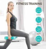 JZBRAIN 2-Piece 3-in-1 Adjustable Dumbbell Set, for Women, Exercise & Fitness, Non-slip Rubber Handle, for General Use, Home - Image 2
